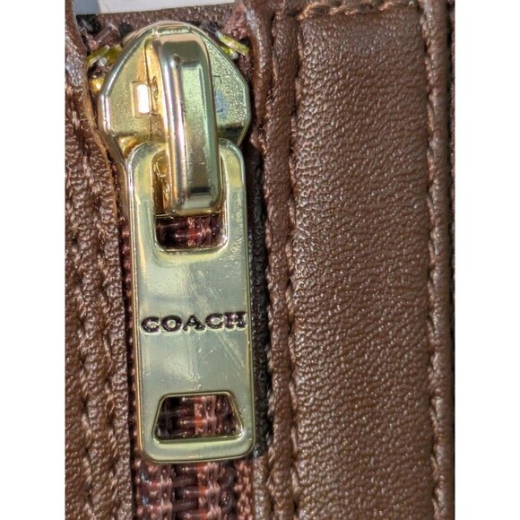 COACH Farrah Women’s Riding Boots Leather  Walnut, Size 5.5 B NEW - Picture 8 of 10